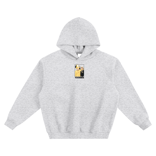 Yoonmin (Yoongi Costume & Jimin) Fleeced Boxy Hoodie