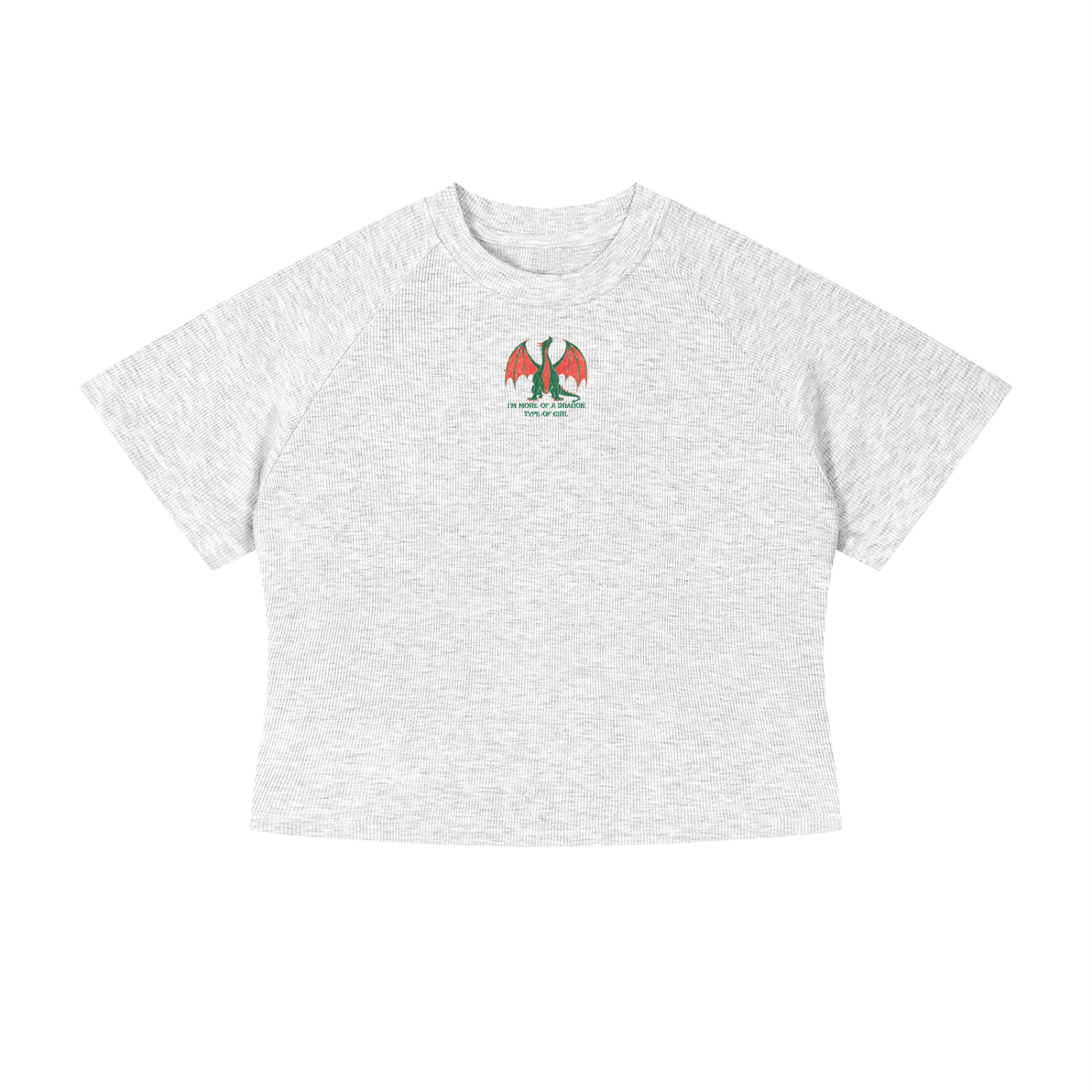 I'm More Of A Dragon Type Of Girl (1) Crop T-Shirt