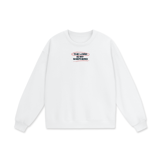 The Lord Is My Shepherd Heavyweight Drop Shoulder Oversized Fleece Sweatshirt