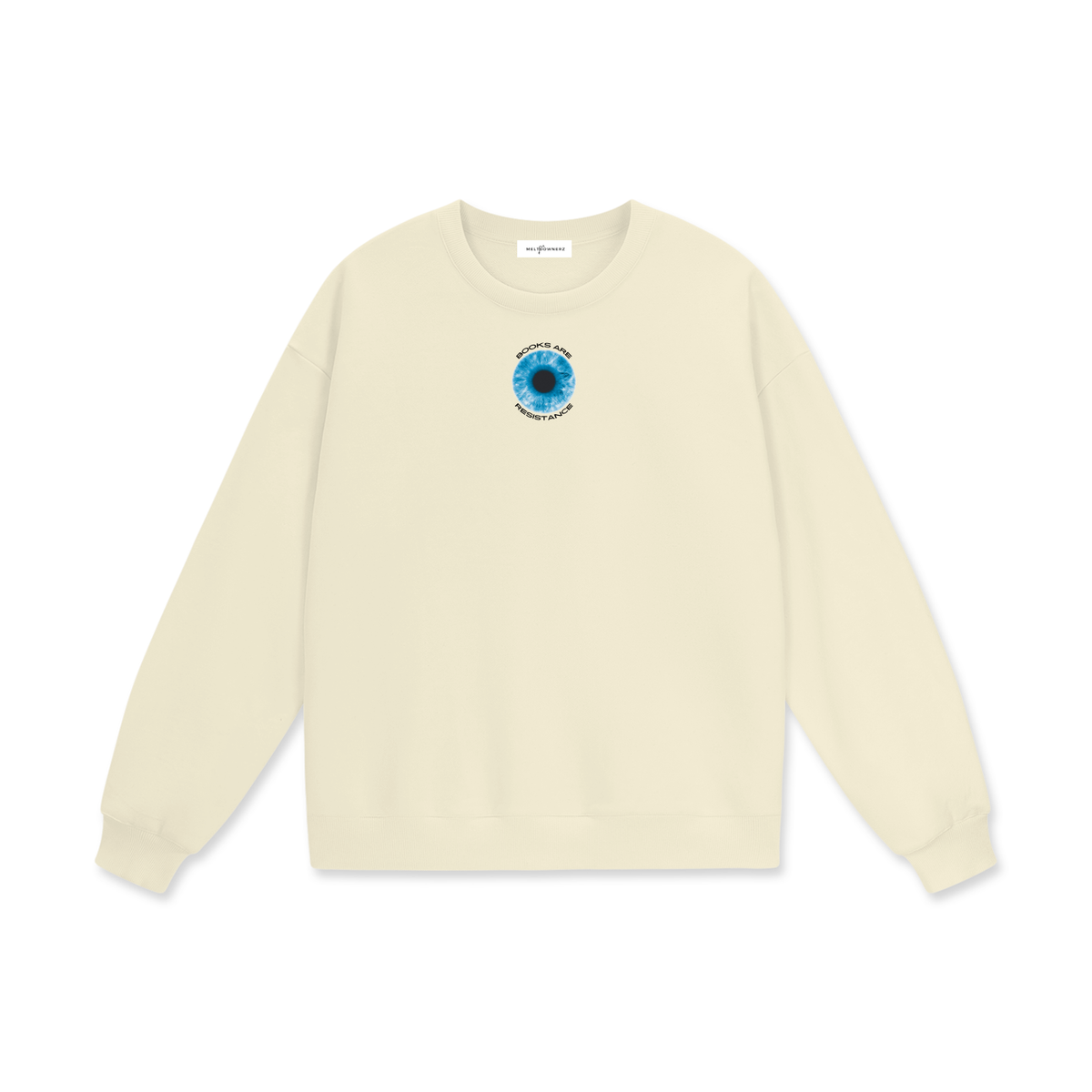 Books Are Resistance (Eye) Heavyweight Drop Shoulder Sweatshirt