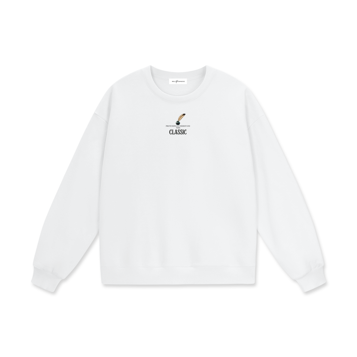 Pretending I Understand This Classic Heavyweight Drop Shoulder Sweatshirt