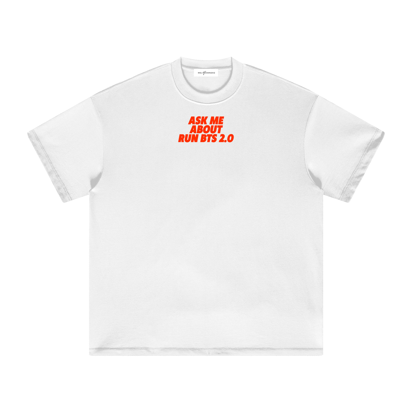 Ask Me About Run BTS 2.0 (Red) Heavyweight T-Shirt