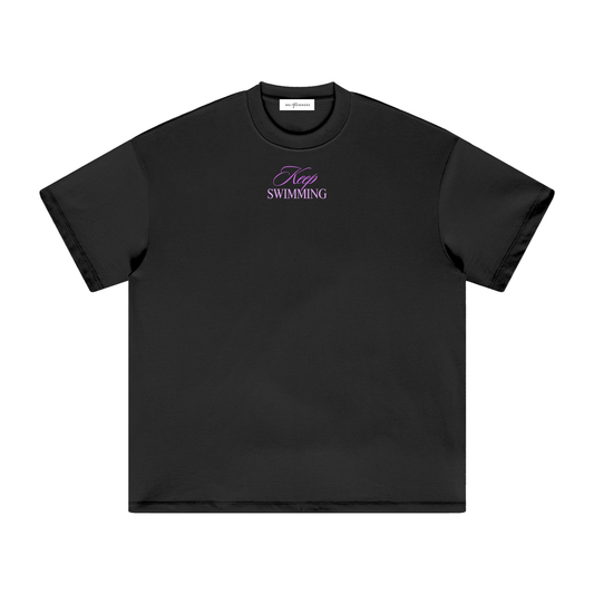 Keep Swimming BTS Purple Heavyweight T-Shirt