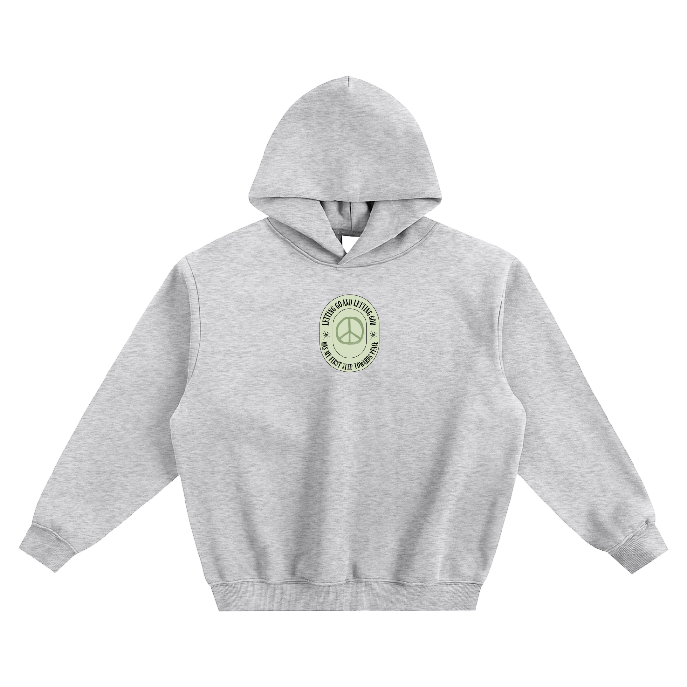 Letting Go & Letting God Fleeced Boxy Hoodie