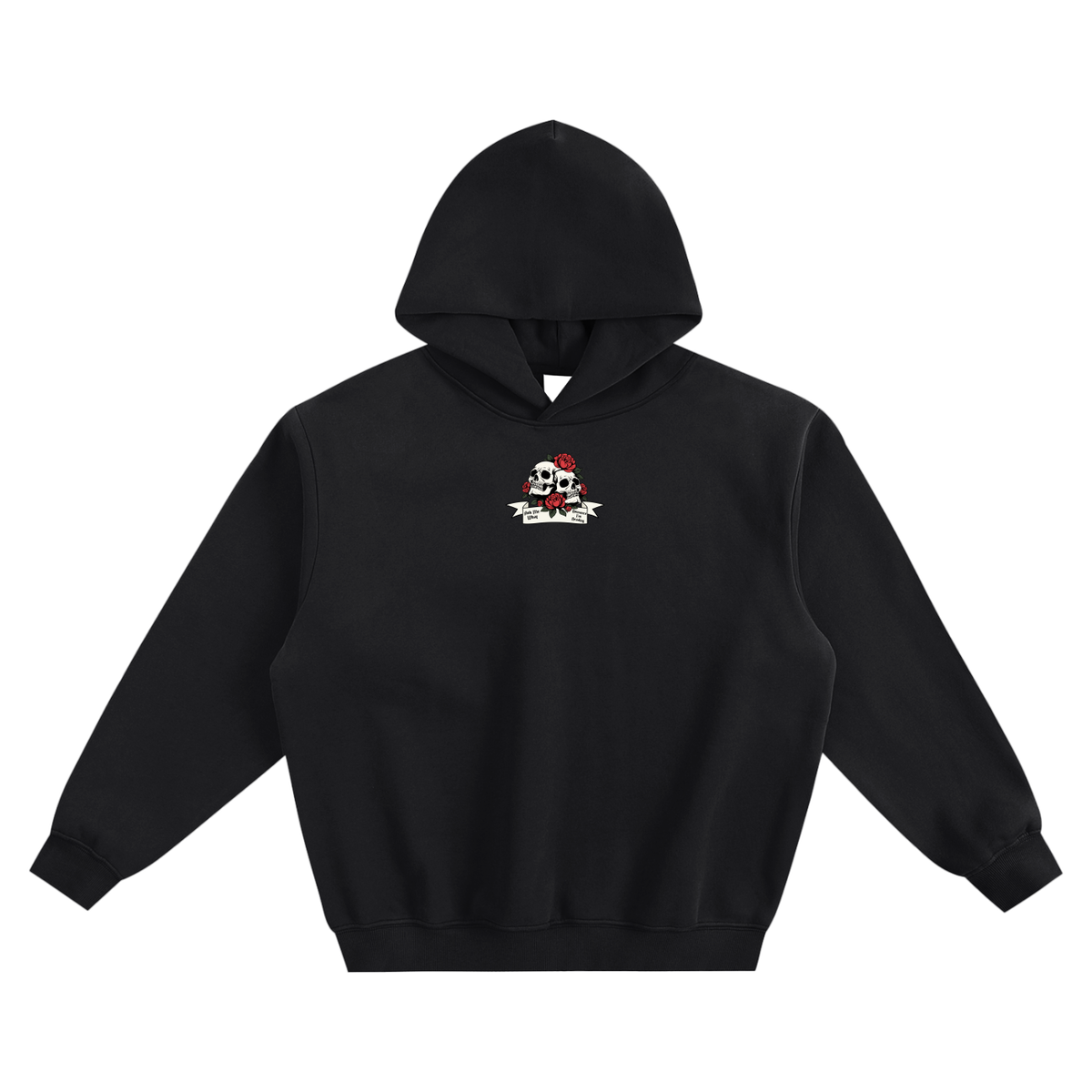 Ask Me What Romance I'm Reading (Skull) Fleeced Boxy Hoodie
