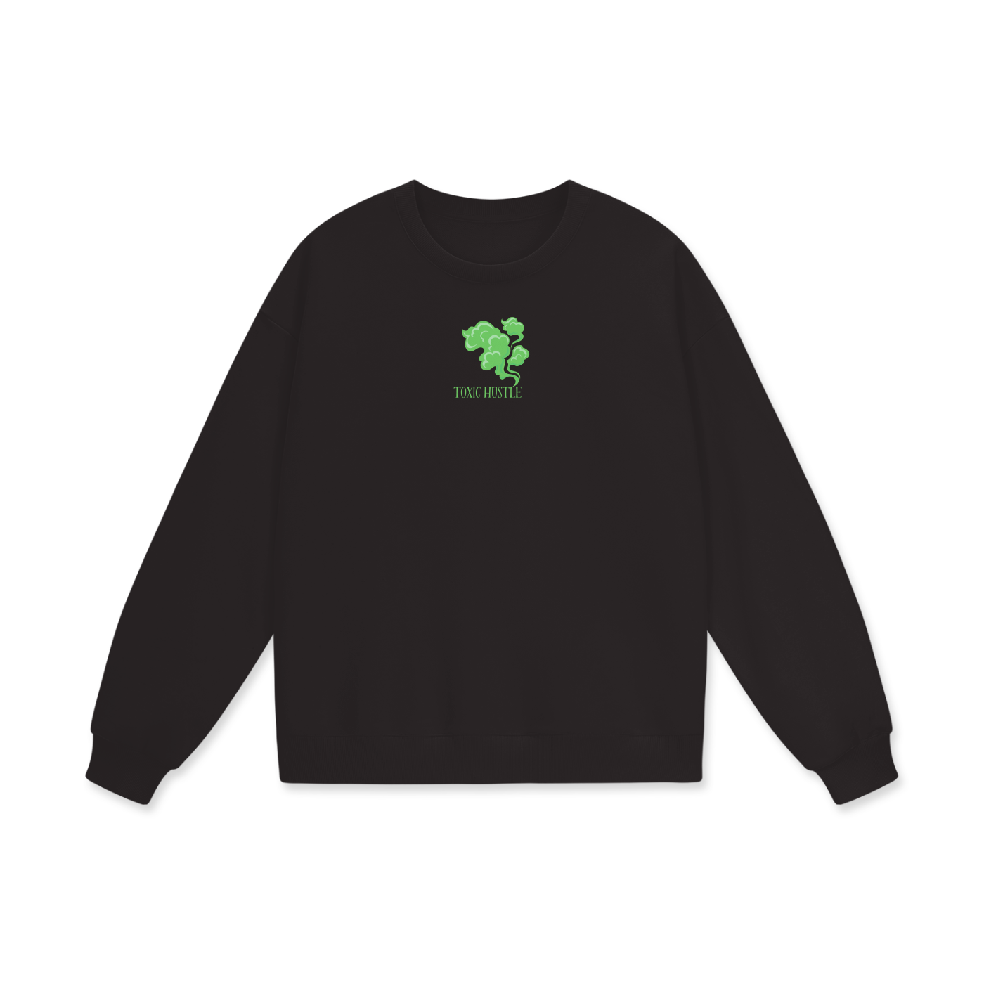 Toxic Hustle Heavyweight Drop Shoulder Oversized Fleece Sweatshirt