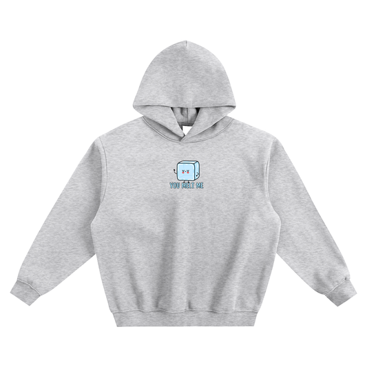 You Melt Me (Ice) Fleeced Boxy Hoodie