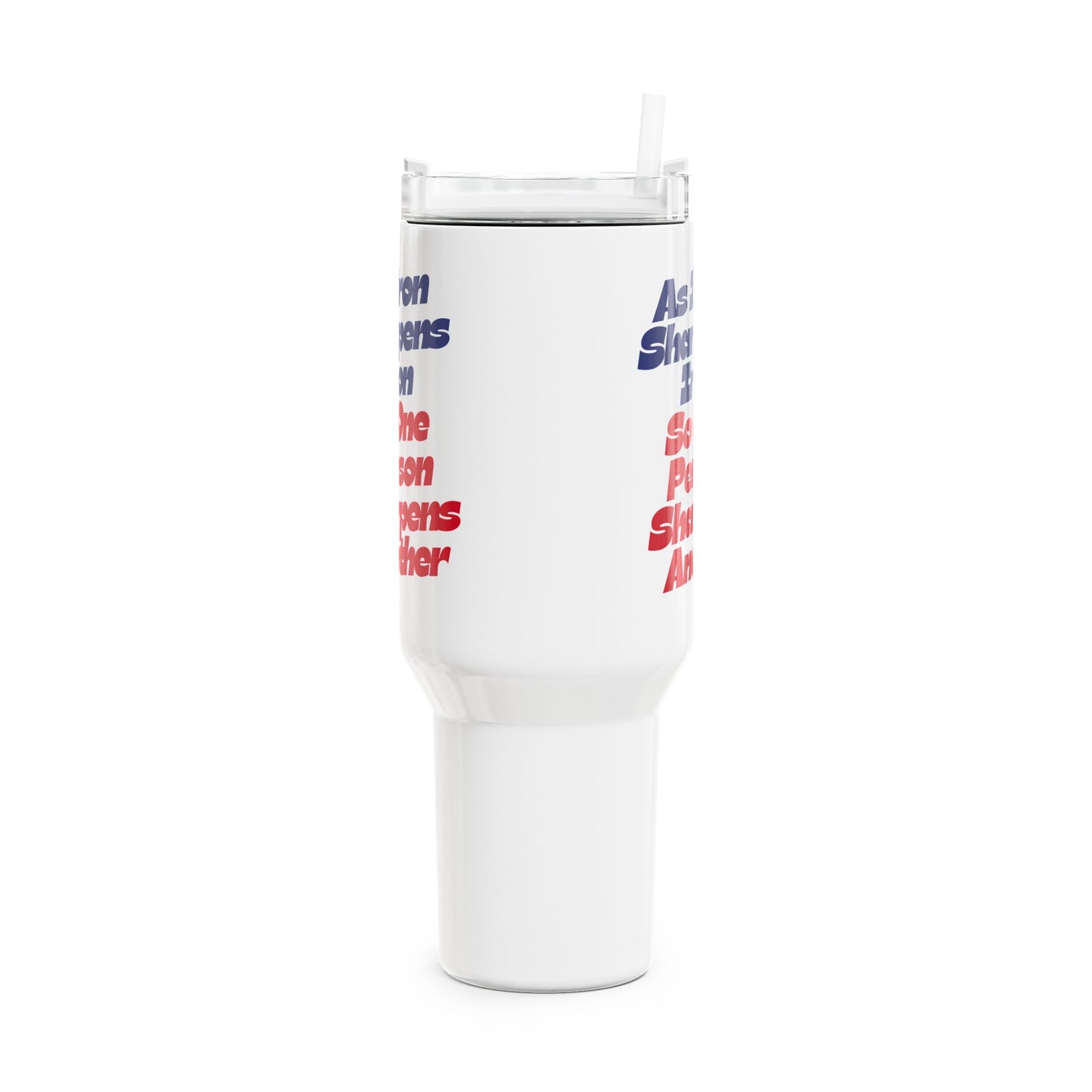 As Iron Sharpens Iron Tumbler, 40oz
