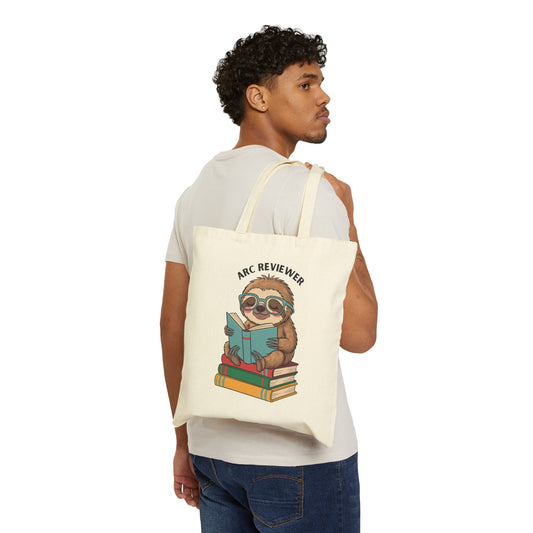 Arc Reviewer (Sloth) Cotton Canvas Tote Bag