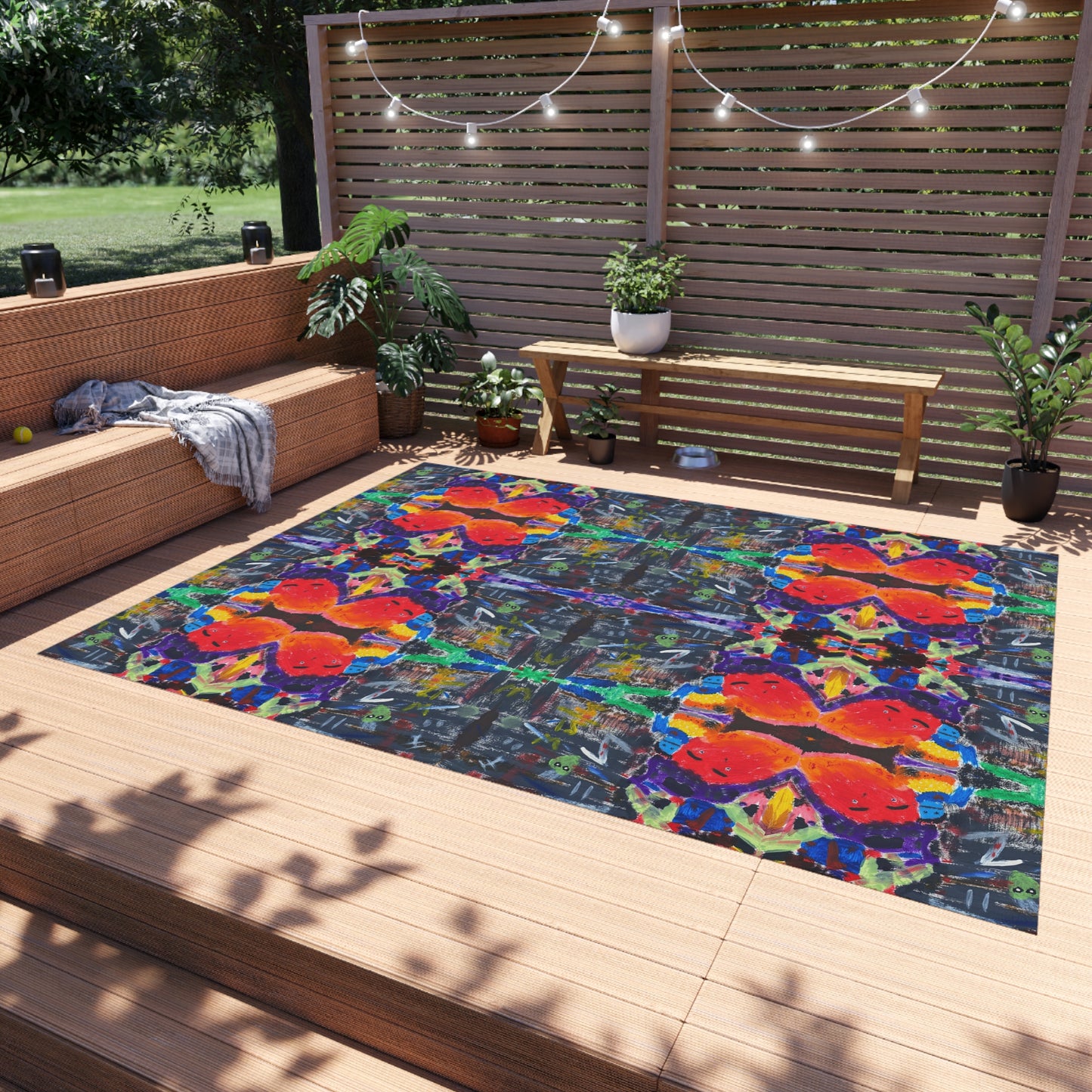 My Parents Are Aliens Outdoor Rug