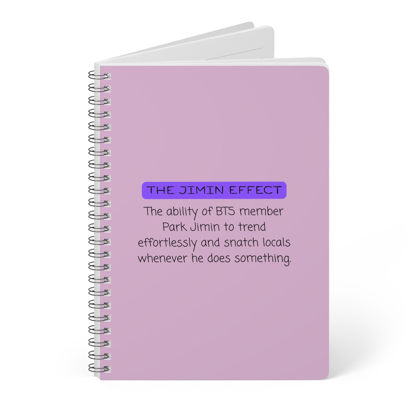 The Jimin Effect (Definition) Wirobound Softcover Notebook, A5