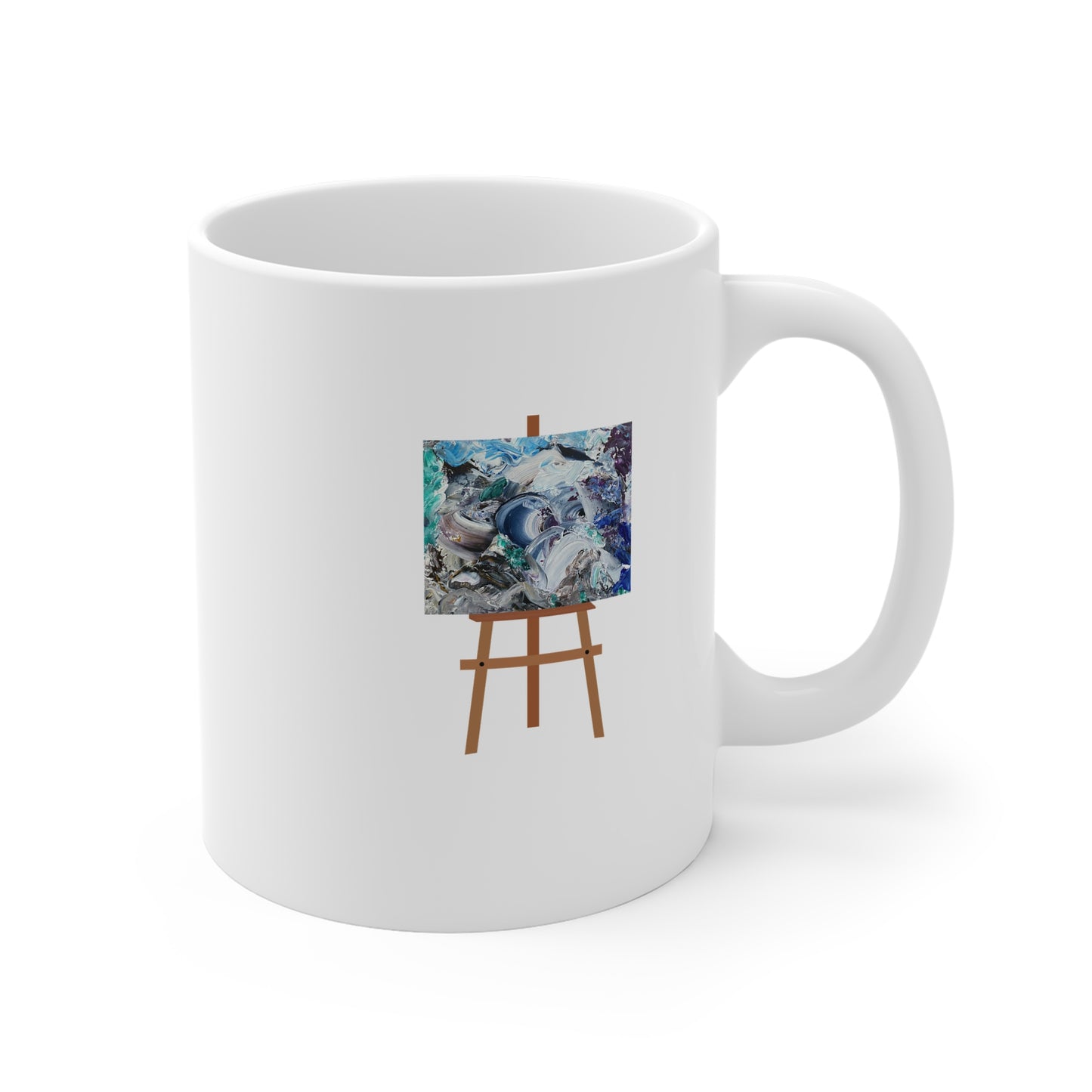 Catch A Big Wave (Easel) 11oz White Mug