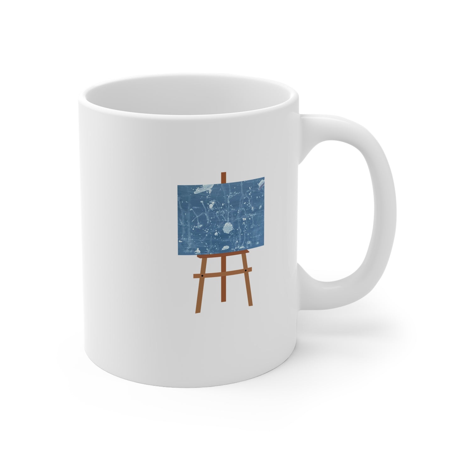 Splat Lido (Easel) 11oz White Mug