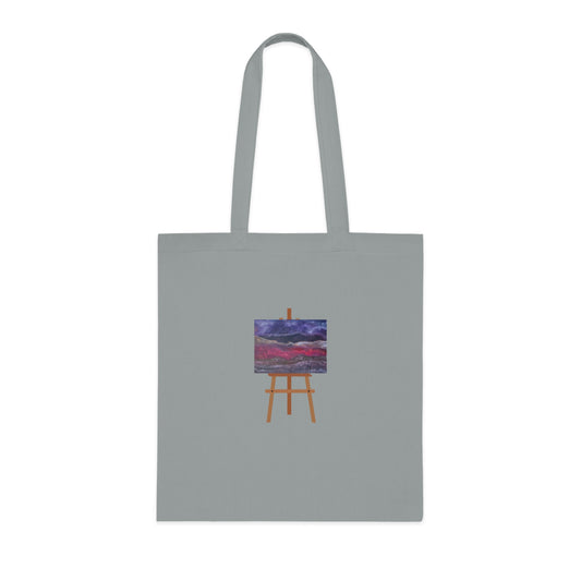 The Time Before Land (Easel) Cotton Tote