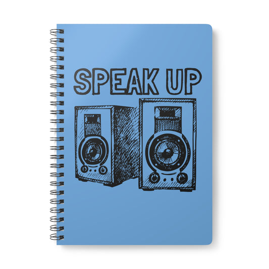 Speak Up Wirobound Softcover Notebook, A5