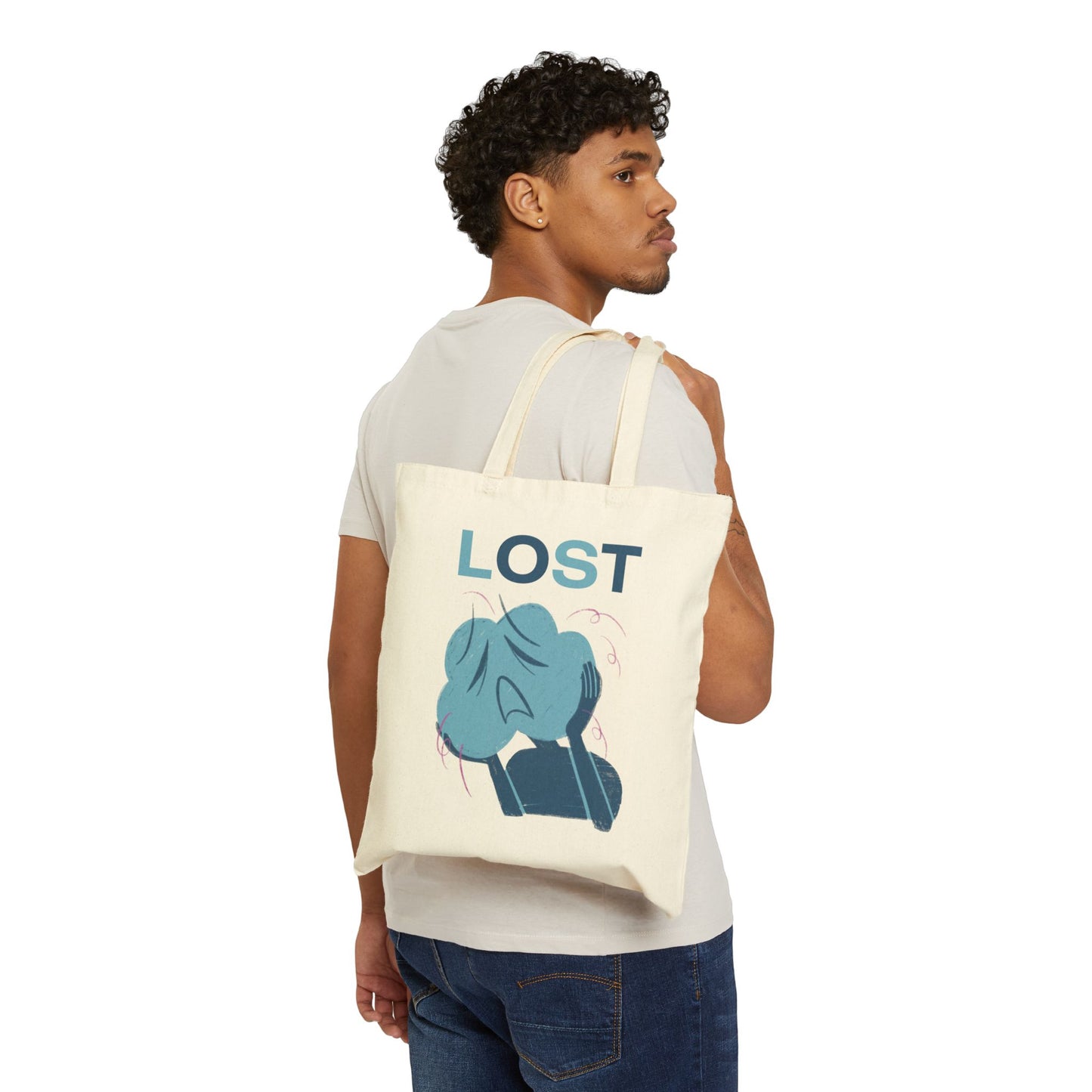 Lost Cotton Canvas Tote Bag