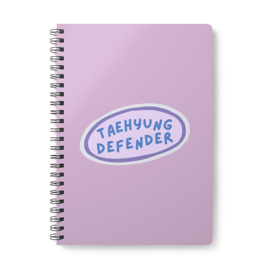 Taehyung Defender Wirobound Softcover Notebook, A5