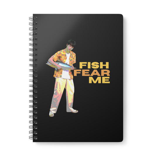 Fish Fear Me (Jin) Wirobound Softcover Notebook, A5