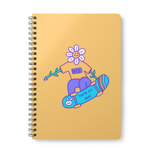 You're My Hope (Skater) Wirobound Softcover Notebook, A5