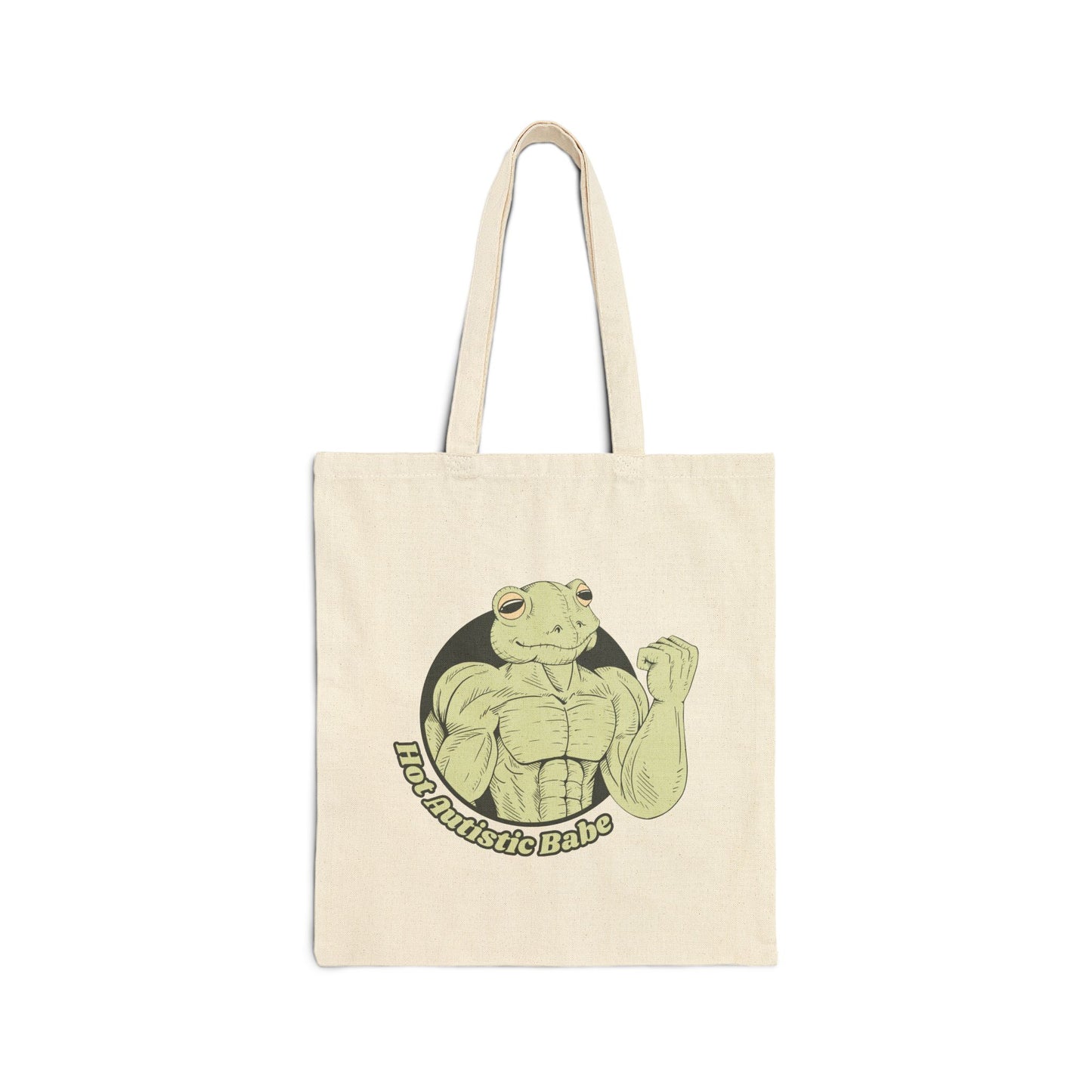 Hot Autistic Babe Cotton Canvas Tote Bag