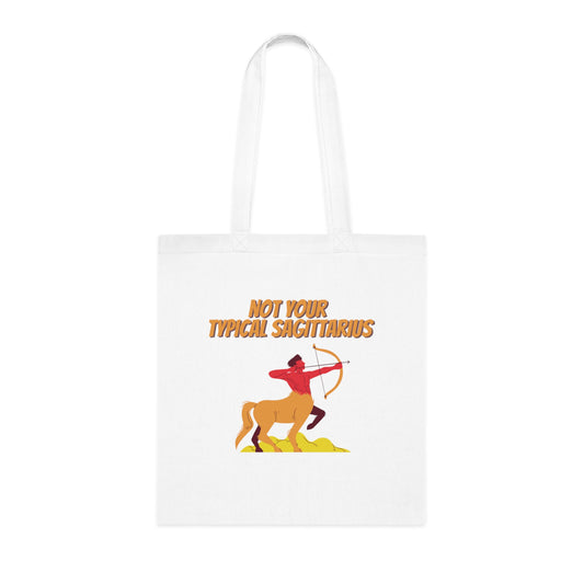 Not Your Typical Sagittarius Cotton Tote