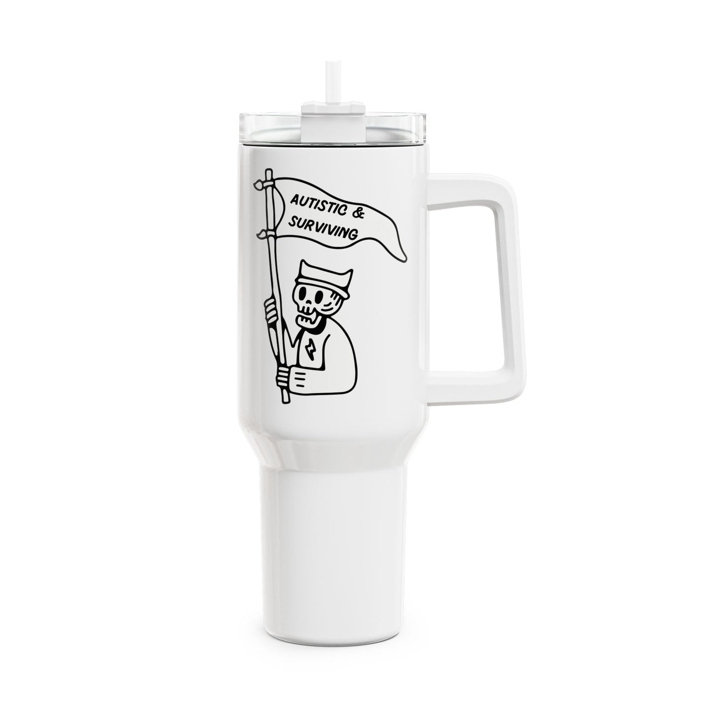 Autistic & Surviving Tumbler, 40oz