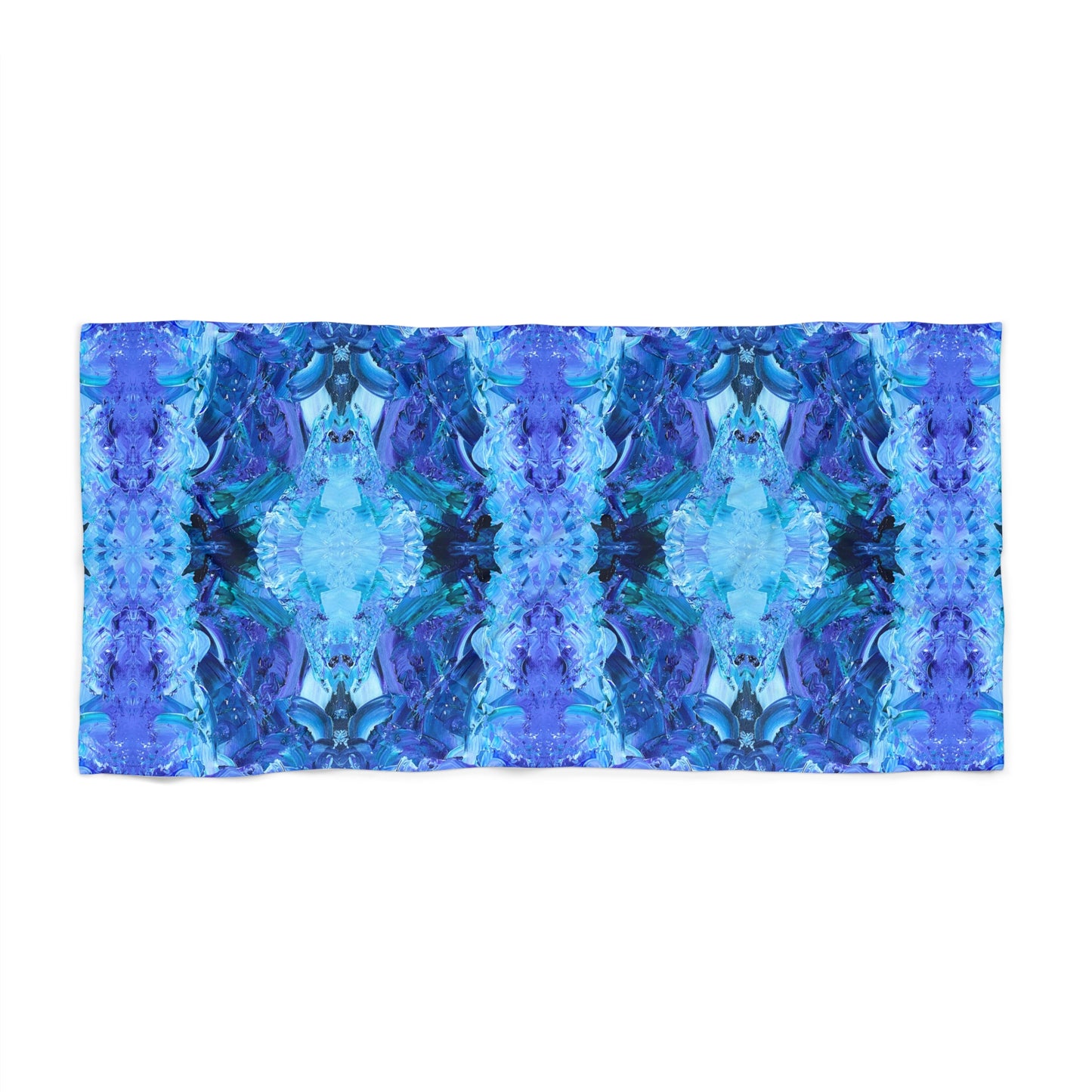 Waves Of Sapphire Beach Towel