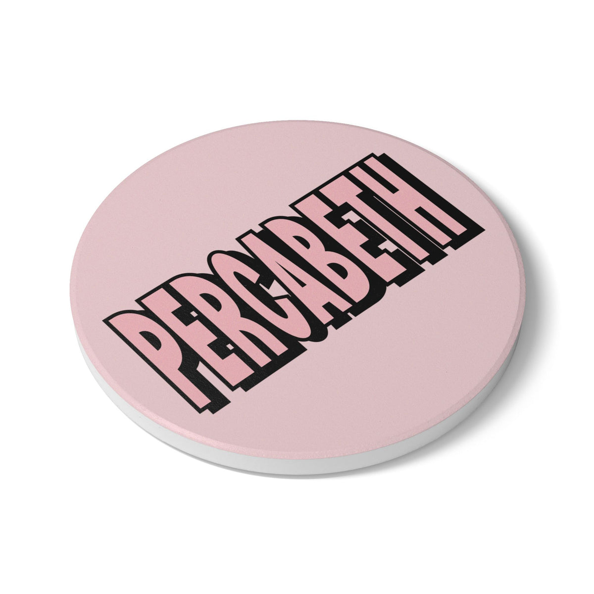 Percabeth Pink (Percy Jackson) Ceramic Coaster