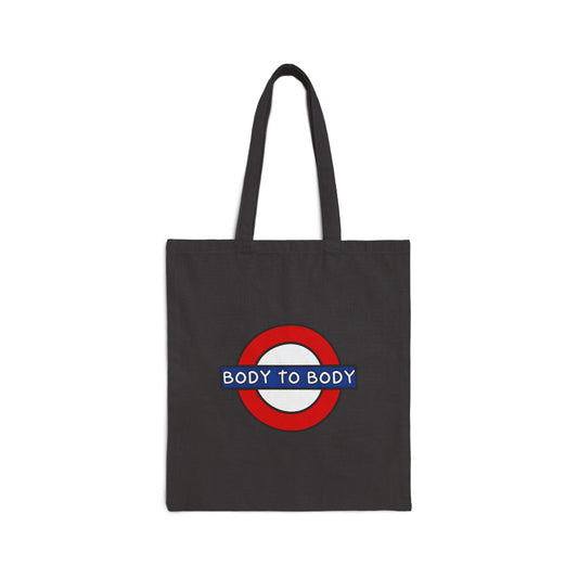 Body To Body (Underground) Cotton Canvas Tote Bag