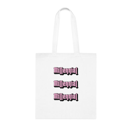 Millennial Bold Cotton Tote