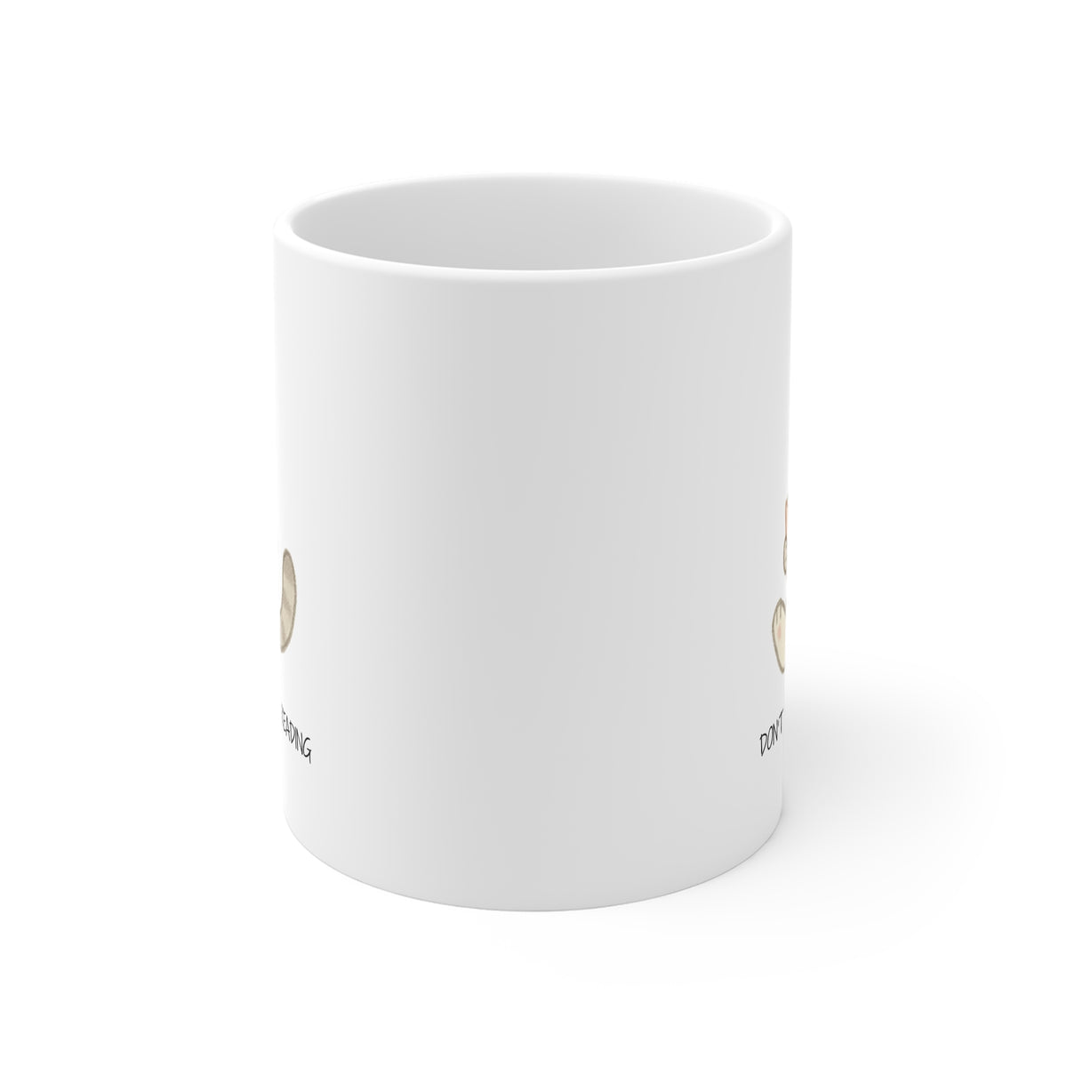 Don't Talk To Me I'm Reading (Cat) 11oz White Mug