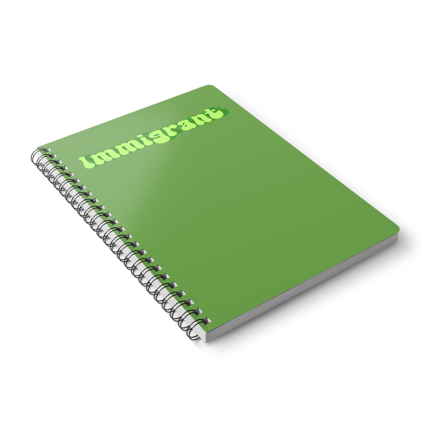 Immigrant (3) Wirobound Softcover Notebook, A5