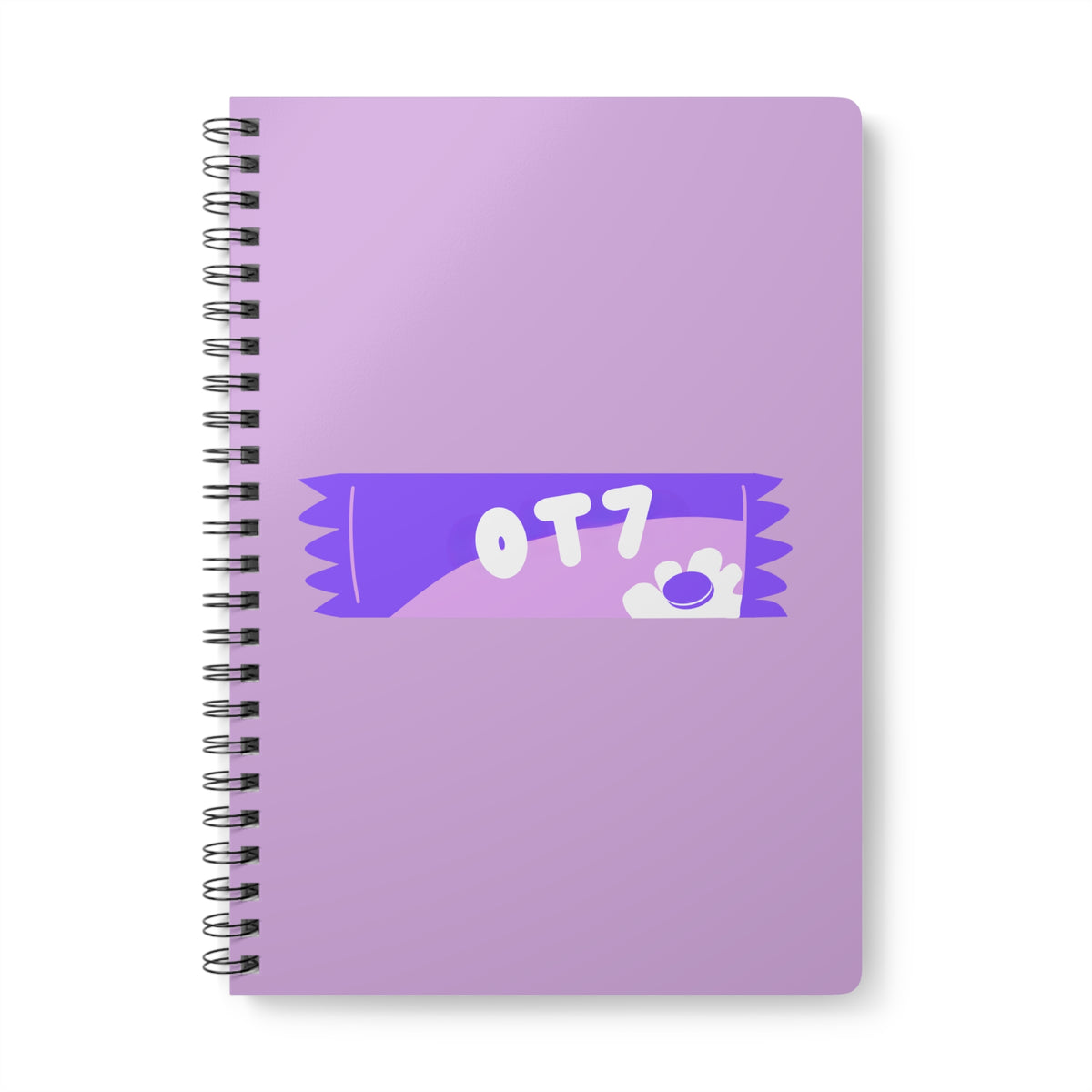 OT7 BTS Oreo Wirobound Softcover Notebook, A5