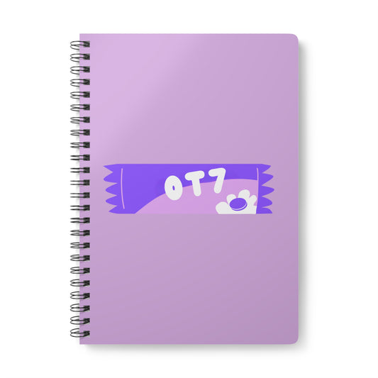OT7 BTS Oreo Wirobound Softcover Notebook, A5