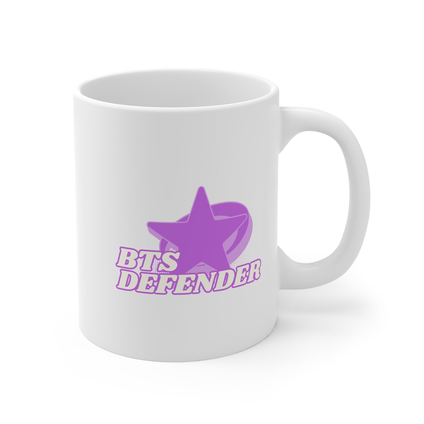 BTS Defender 11oz White Mug