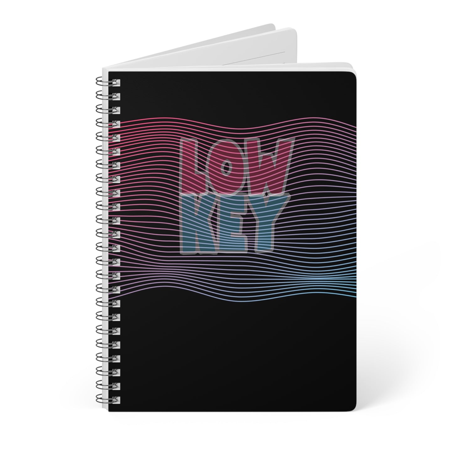 Low Key (1) Wirobound Softcover Notebook, A5