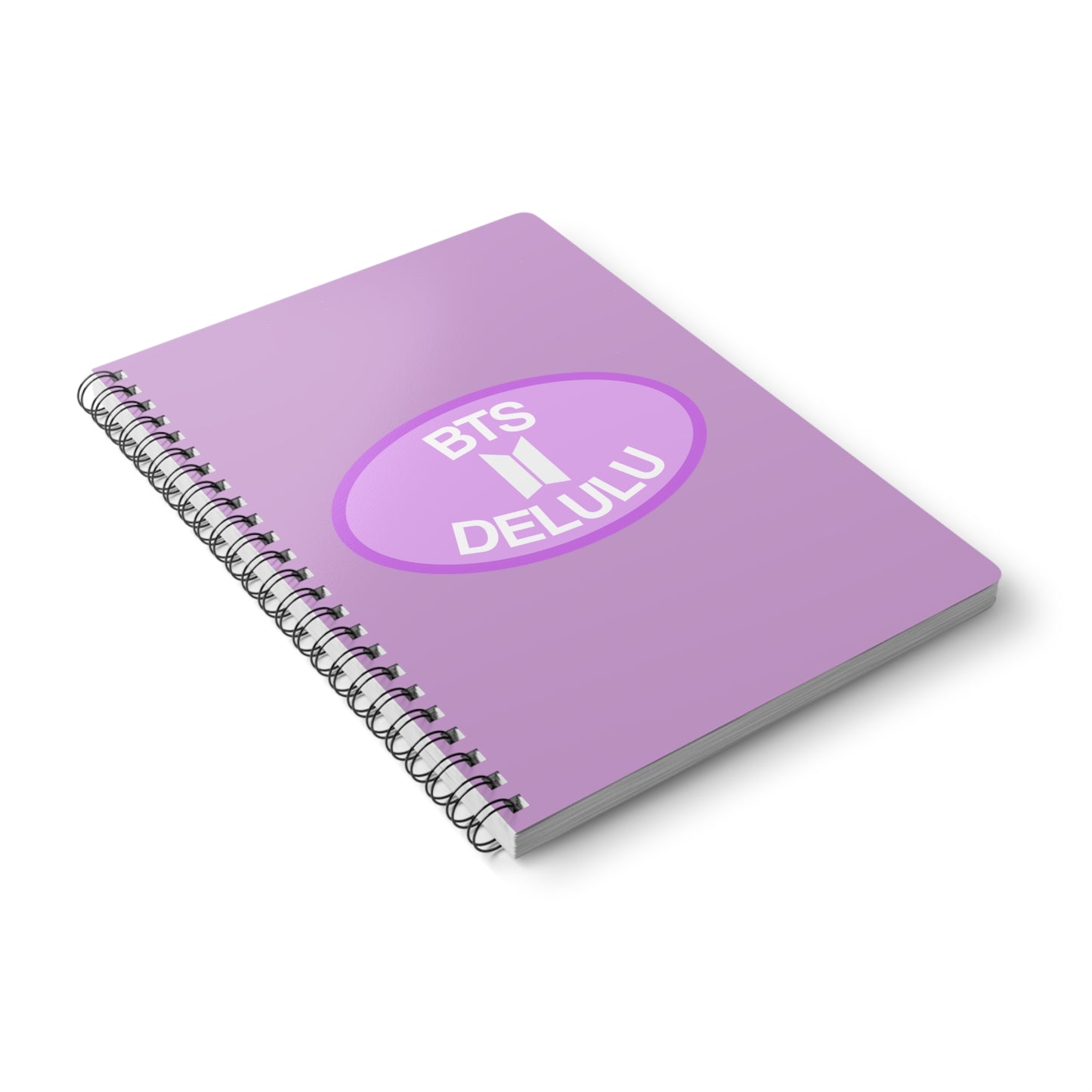 BTS Delulu Wirobound Softcover Notebook, A5