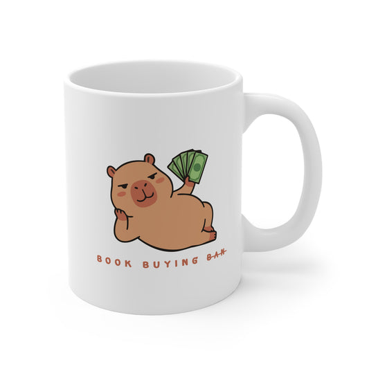 Book Buying Ban 11oz White Mug