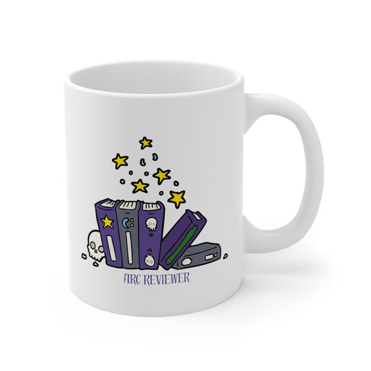 Arc Reviewer (Skull) 11oz White Mug