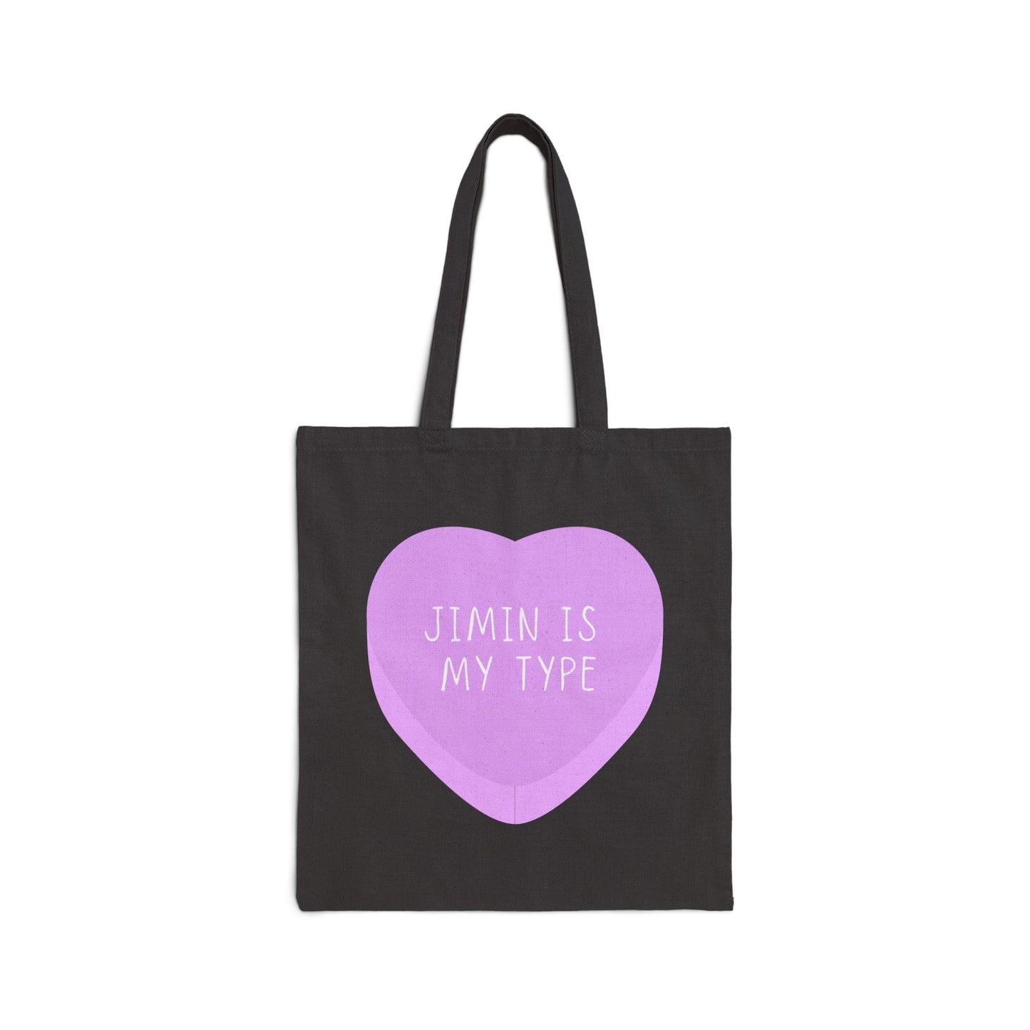 Jimin Is My Type Cotton Canvas Tote Bag