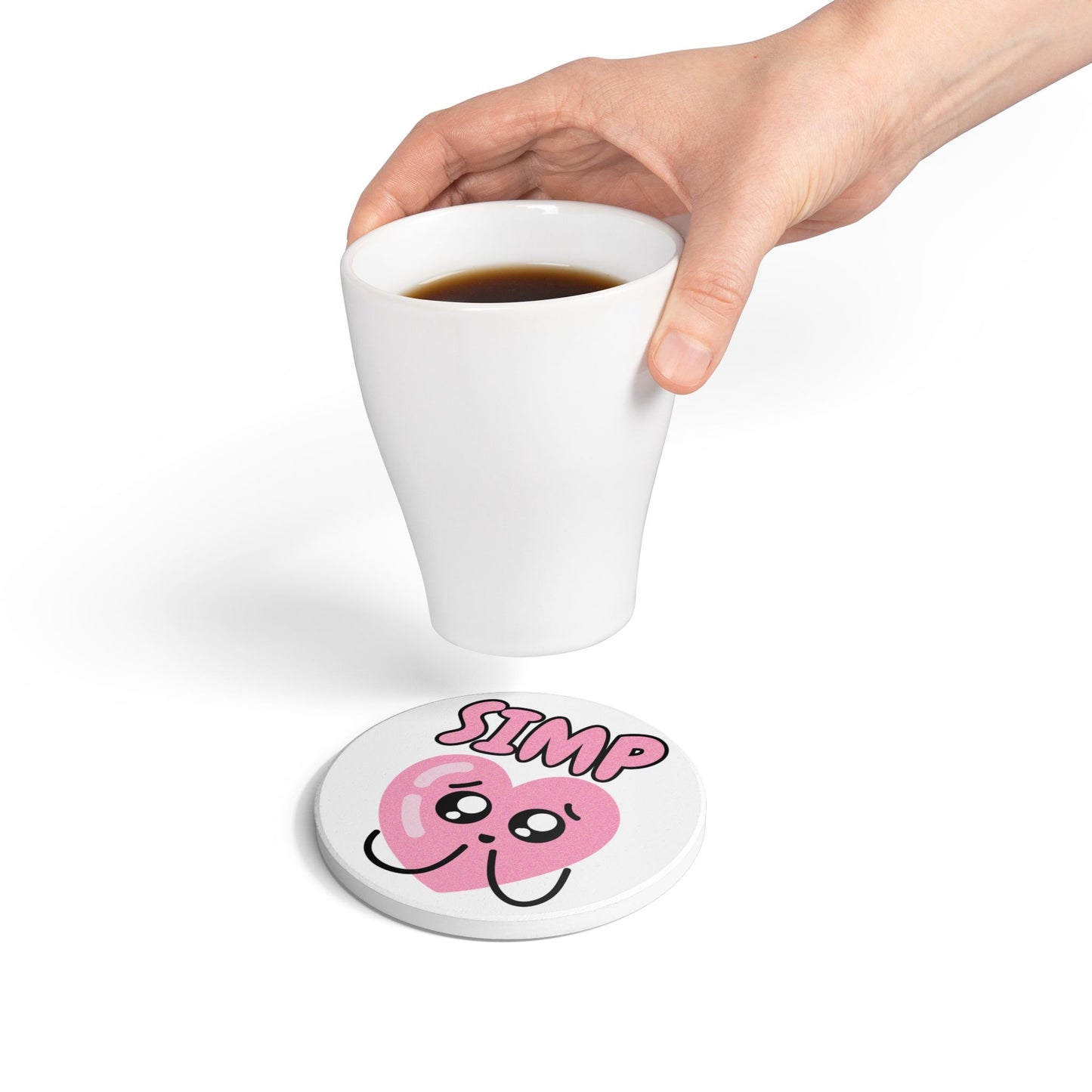 Simp (1) Ceramic Coaster