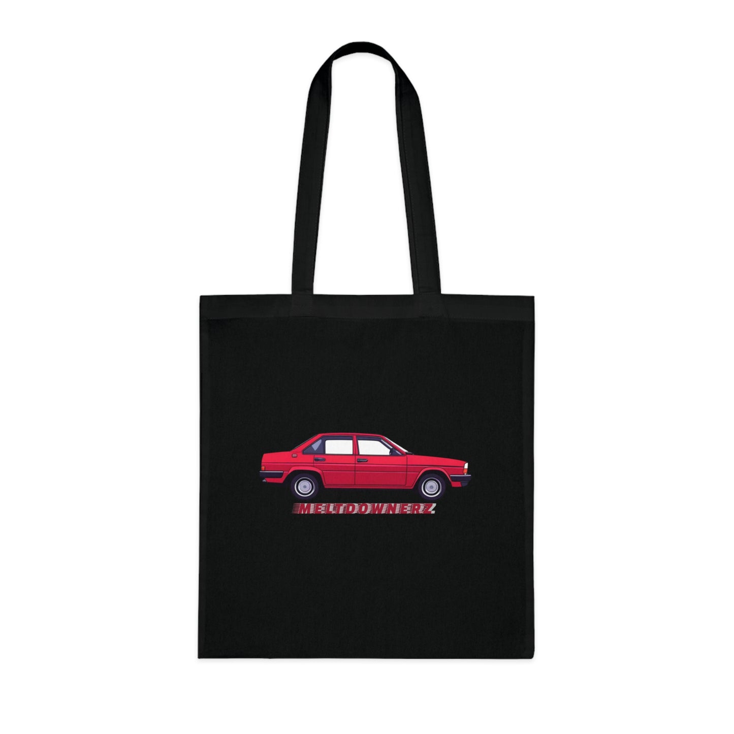 Meltdownerz Red Car Cotton Tote