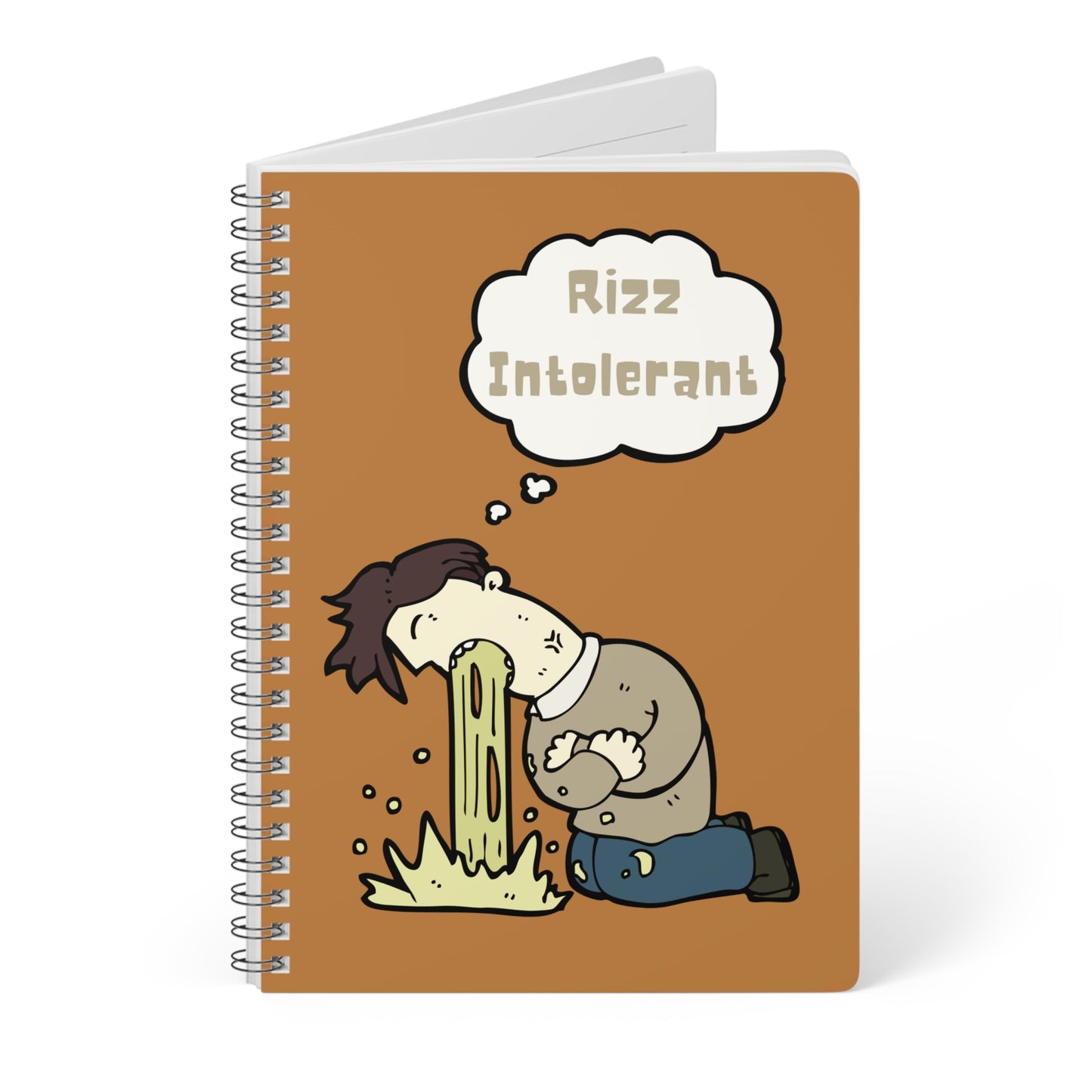 Rizz Intolerant (1) Wirobound Softcover Notebook, A5