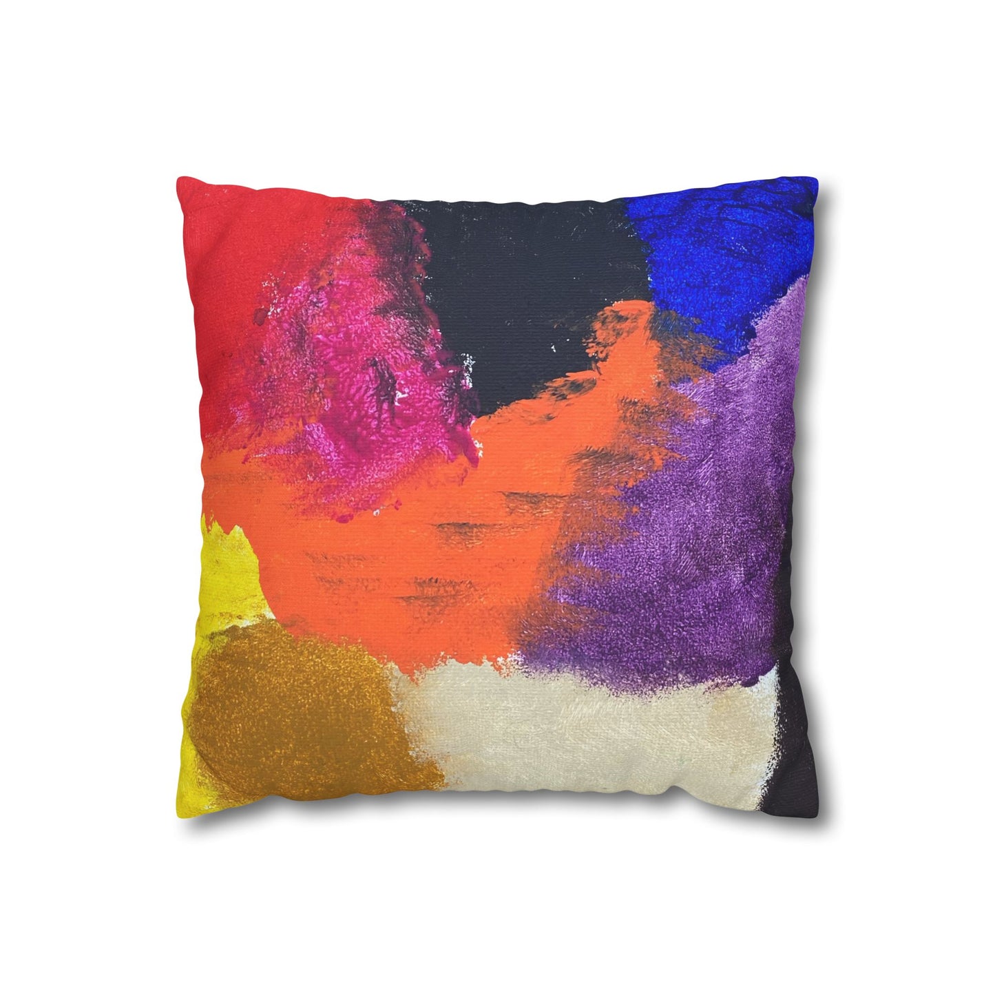 Thru A Rough Patch Square Poly Canvas Pillowcase