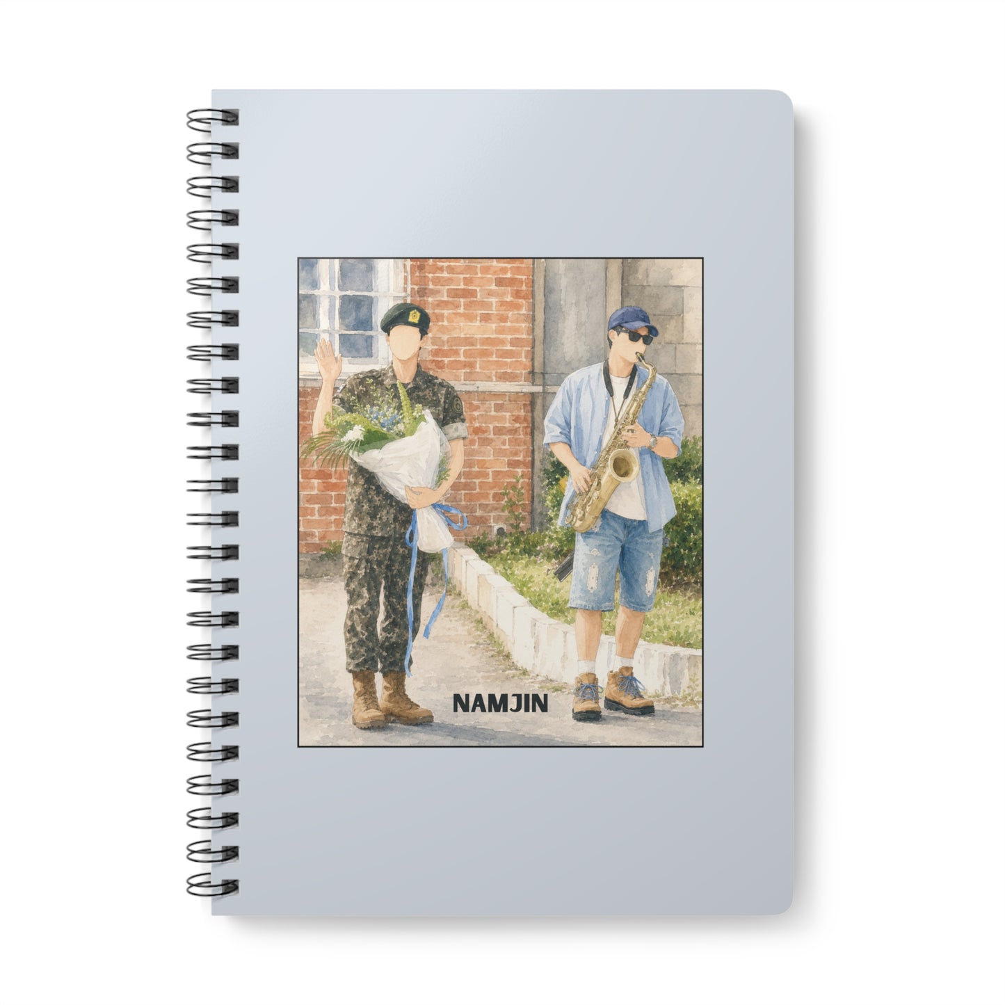 Namjin (Namjoon & Jin) Wirobound Softcover Notebook, A5