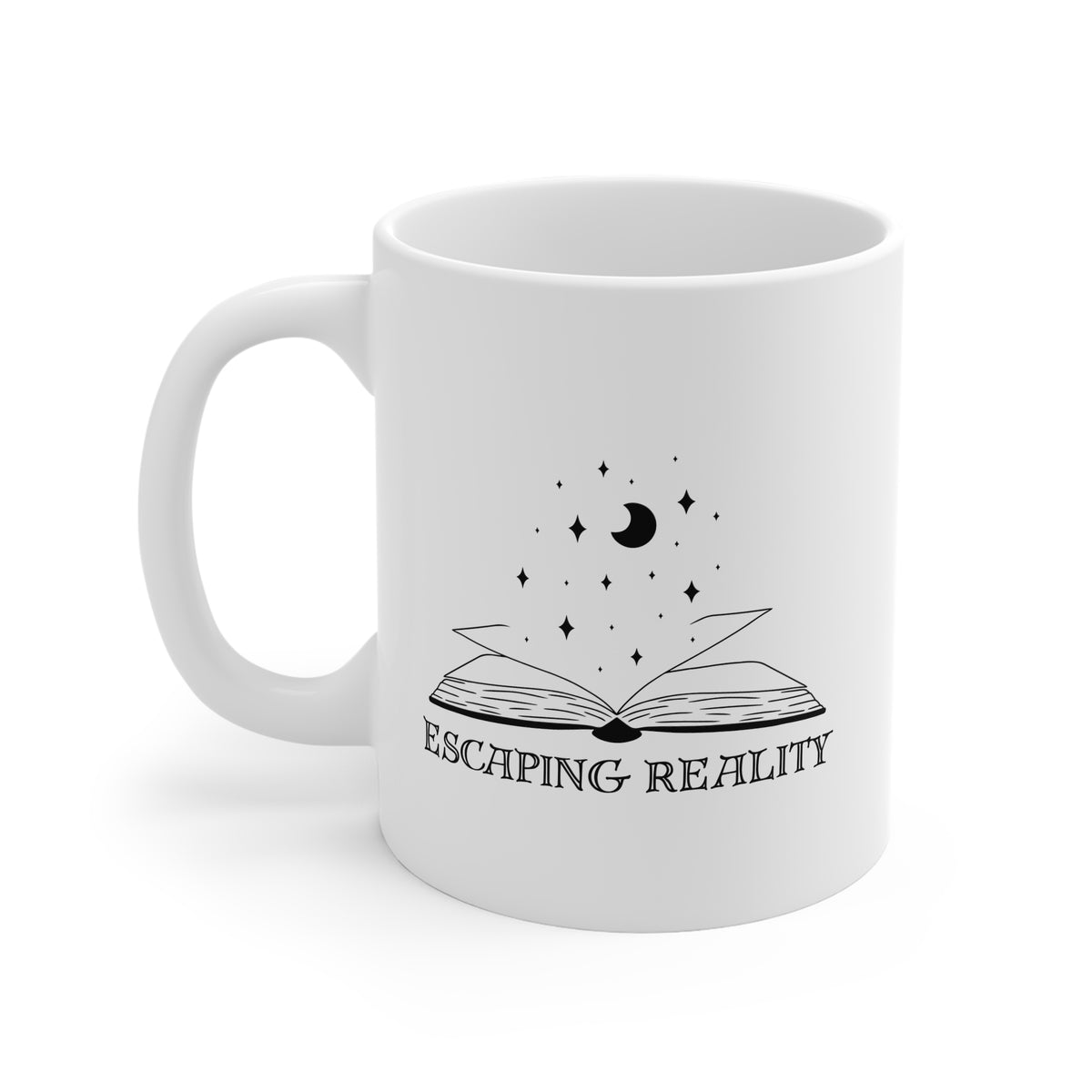 Escaping Reality (Moon) 11oz White Mug