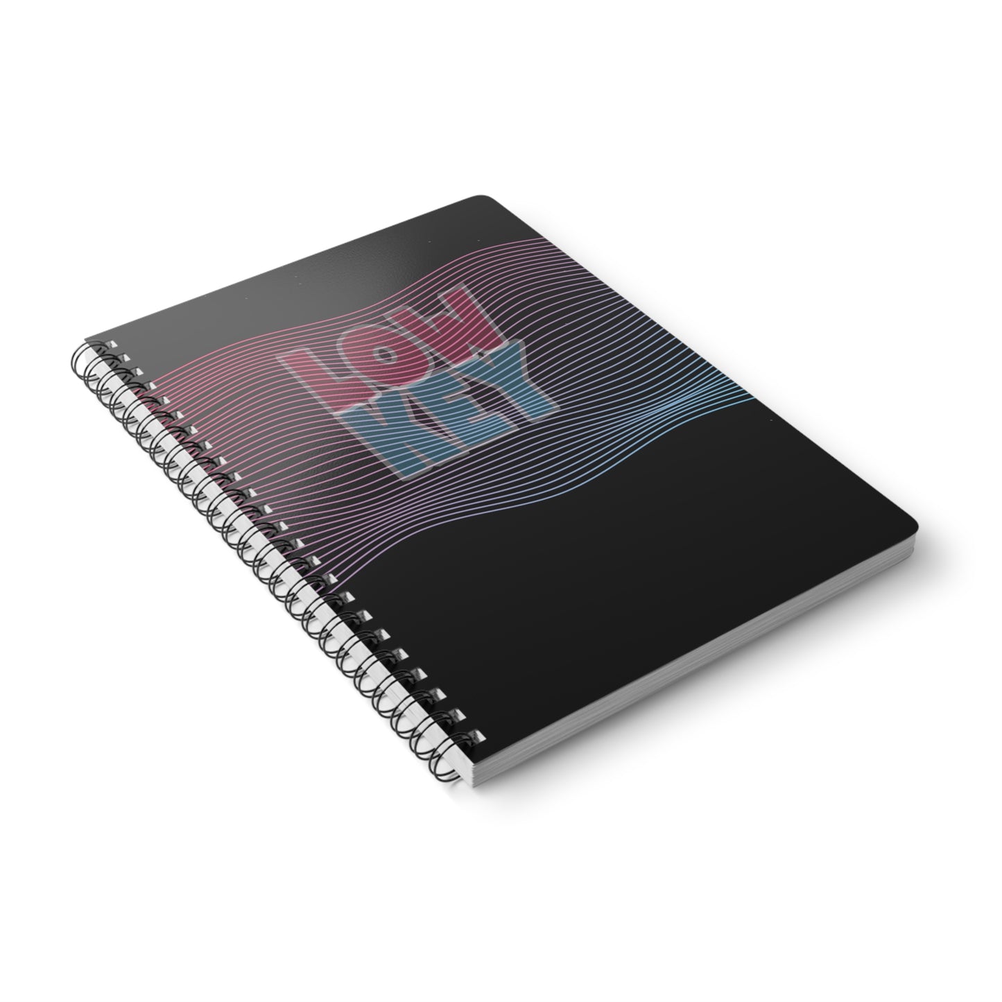 Low Key (1) Wirobound Softcover Notebook, A5