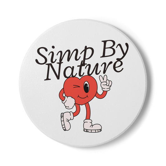 Simp By Nature Ceramic Coaster