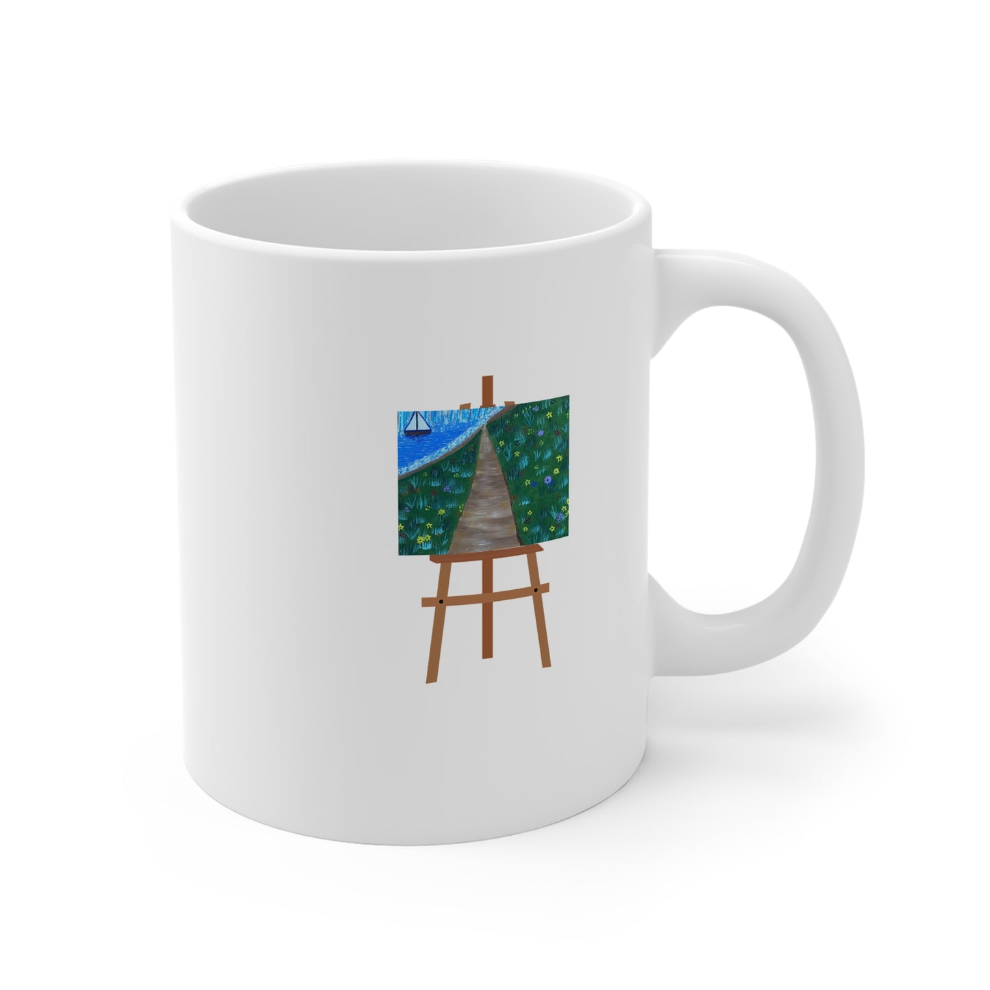 Bay Bae (Easel) 11oz White Mug