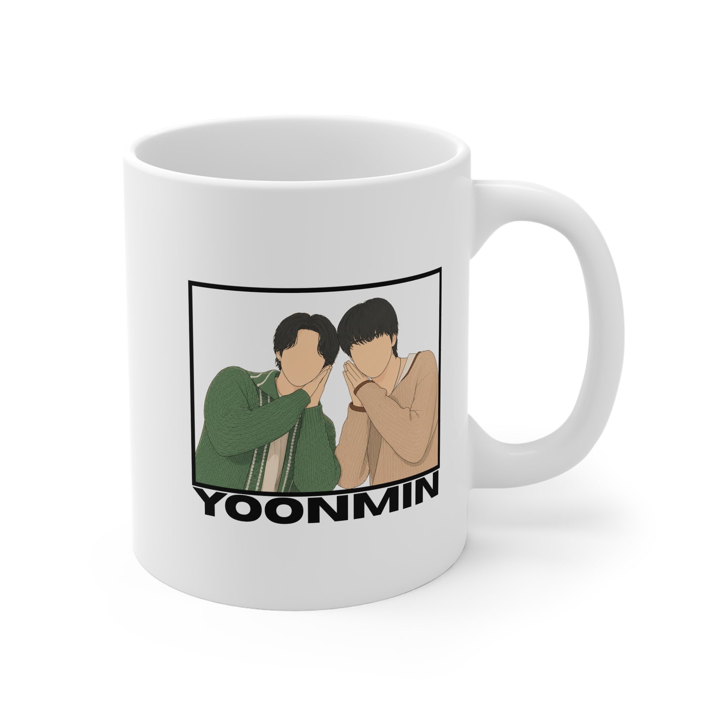 Yoonmin (Yoongi & Jimin) 11oz White Mug